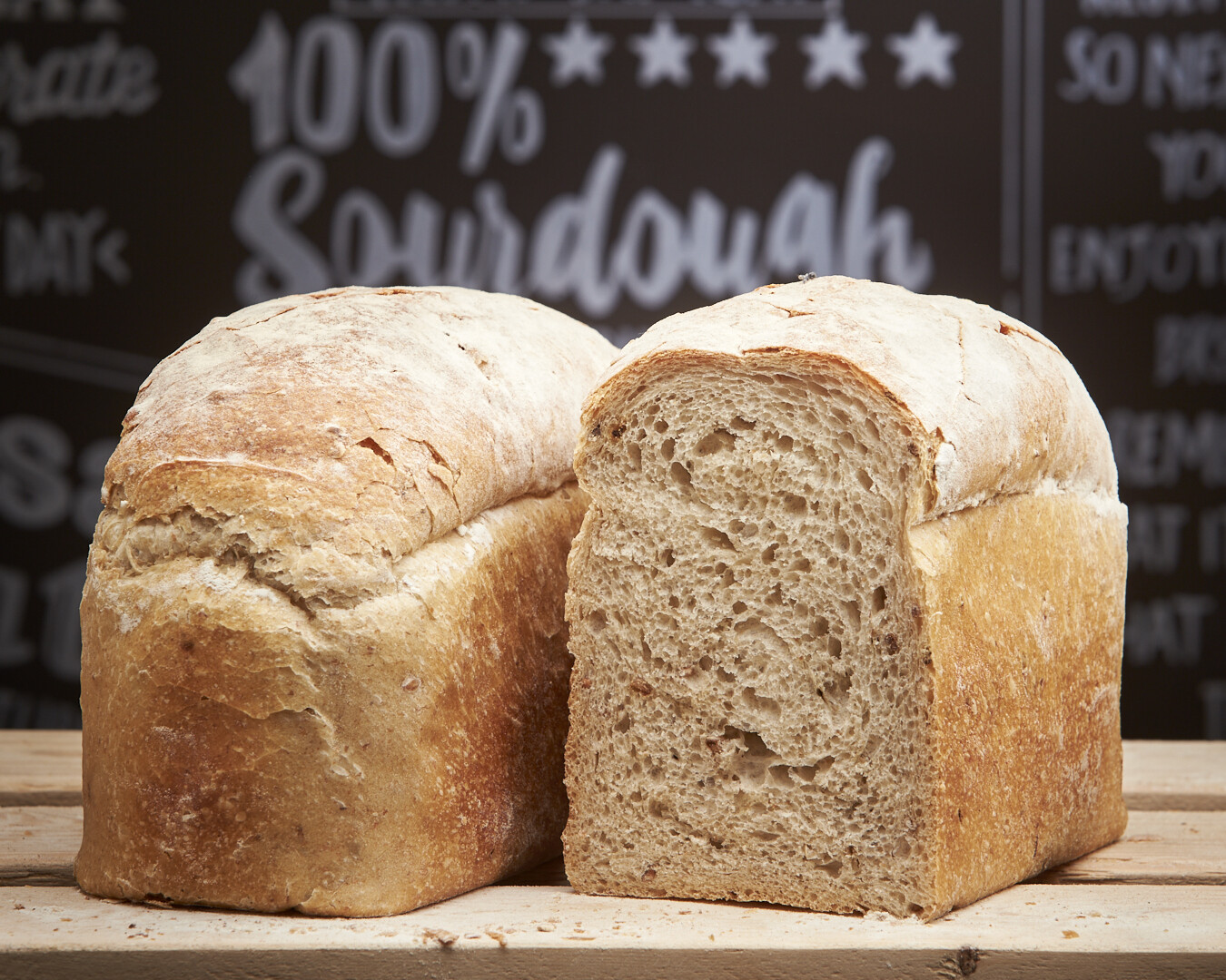 MALTHOUSE Sandwich Loaf- organic malt flour-