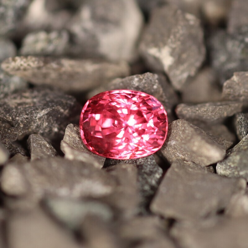 Spinelle Rose Rouge 1.15 Ct