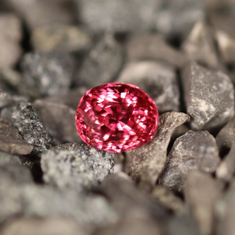Spinelle Rose Rouge 1.30 Ct