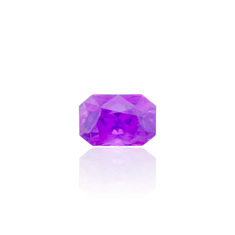Saphir Violet 1.52 Ct - Non chauffé