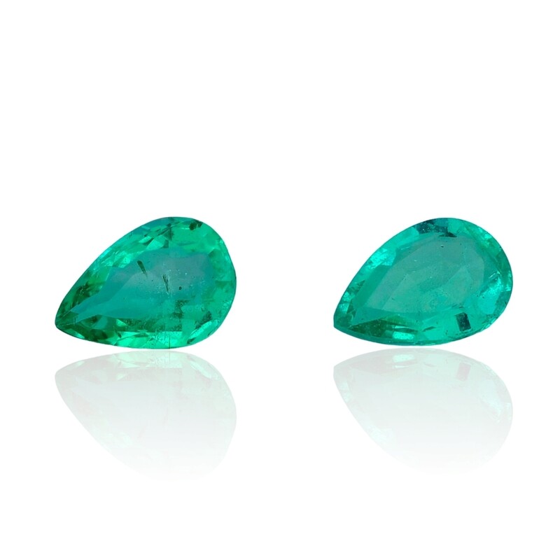 Paire Émeraudes 1.66 Ct Paire Émeraudes 1.66 Ct