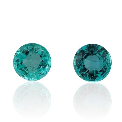 Paire Émeraudes 0.72 Ct