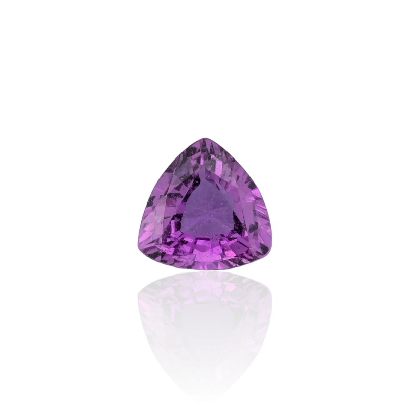 Saphir Violet 0.80 Ct - Traité