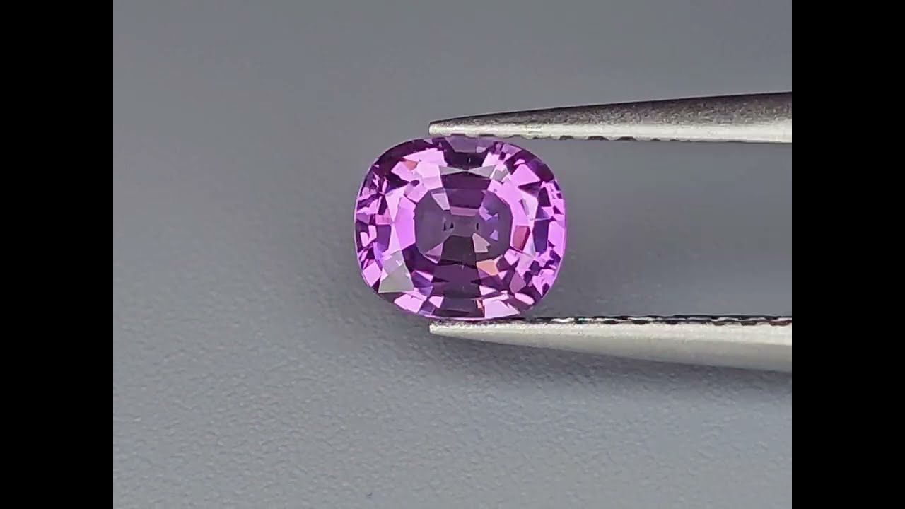 Saphir Violet 0.88 Ct - Non chauffé