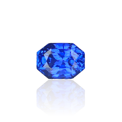 Saphir Bleu Intense 2.06 Ct - Chauffé