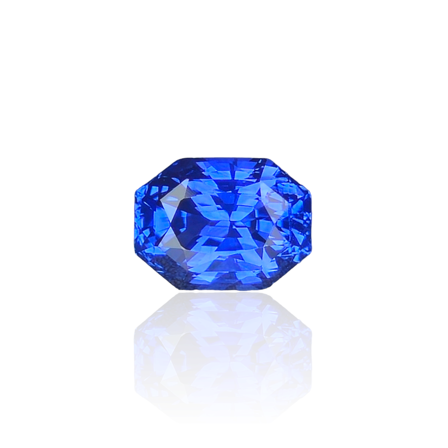 Saphir Bleu Intense 2.06 Ct - Chauffé