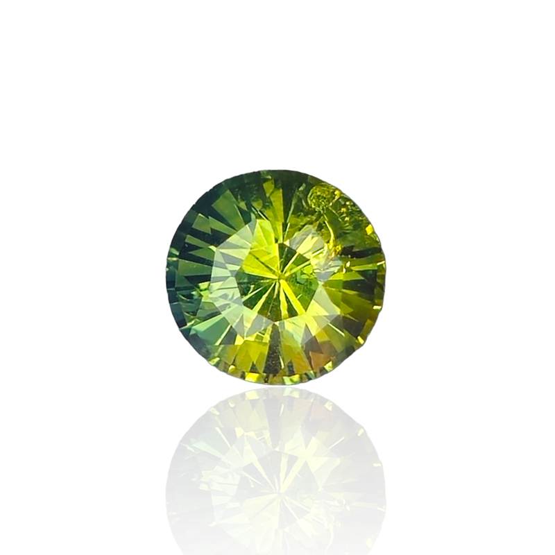 Saphir Vert Jaune 1.31 Ct - Non chauffé