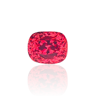 Spinelle Orange Rose Rouge 1.35 Ct