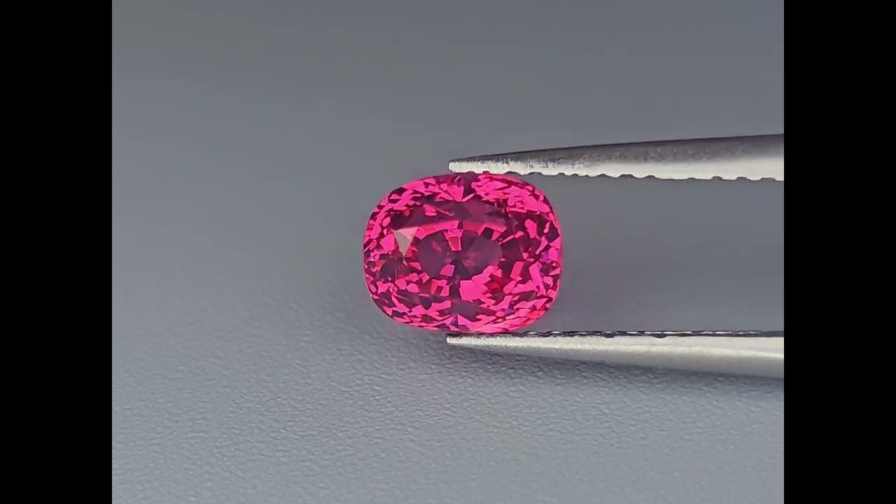 Spinelle Rouge Orange 1.62 Ct