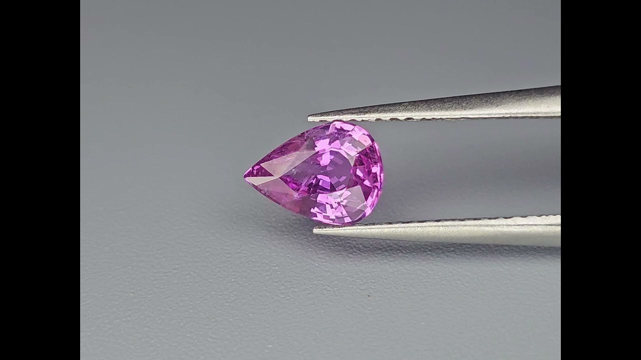 Saphir Violet 1.09 Ct - Non chauffé