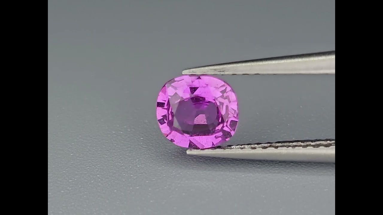 Saphir Violet Rose 0.93 Ct - Non chauffé