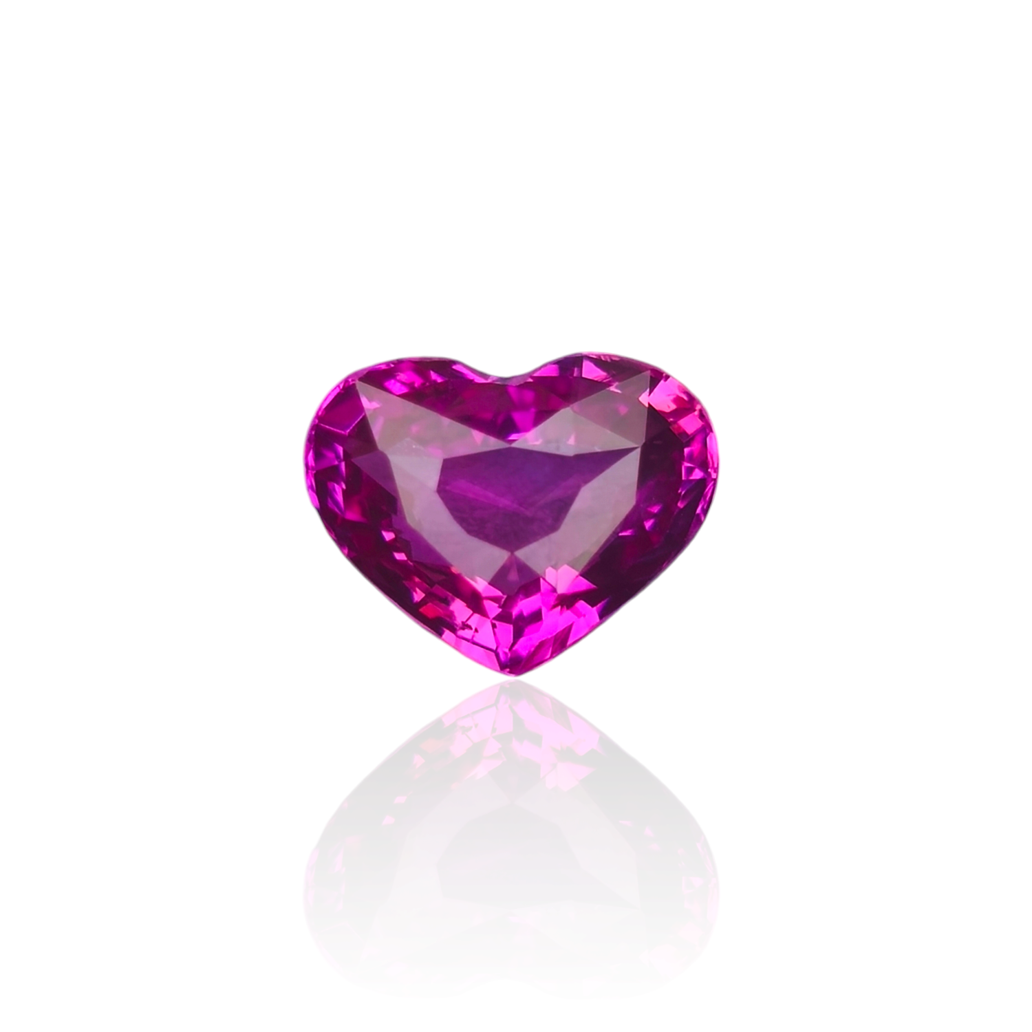 Saphir Rose Violacé 1.66 Ct - Chauffé