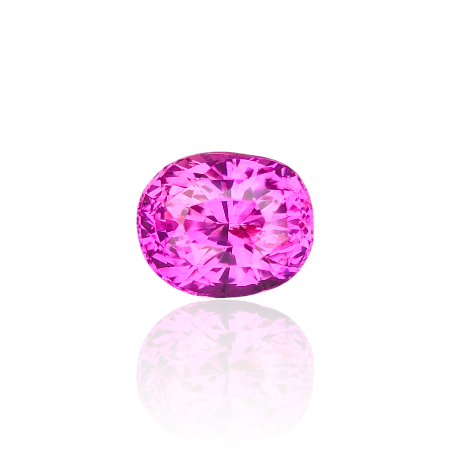 Saphir Rose Intense 1.22 Ct - Chauffé