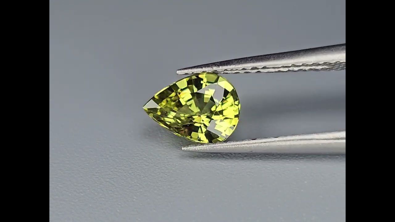 Saphir Vert 1.12 Ct - Non chauffé