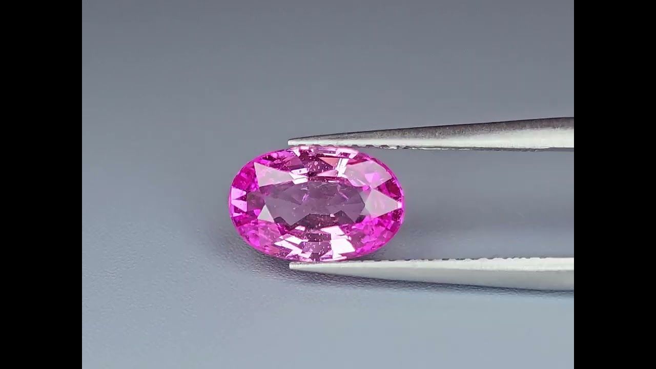 Saphir Rose 2.42 Ct - Traité