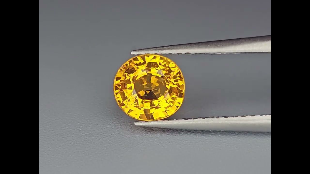 Saphir Jaune 1.55 Ct - Traité