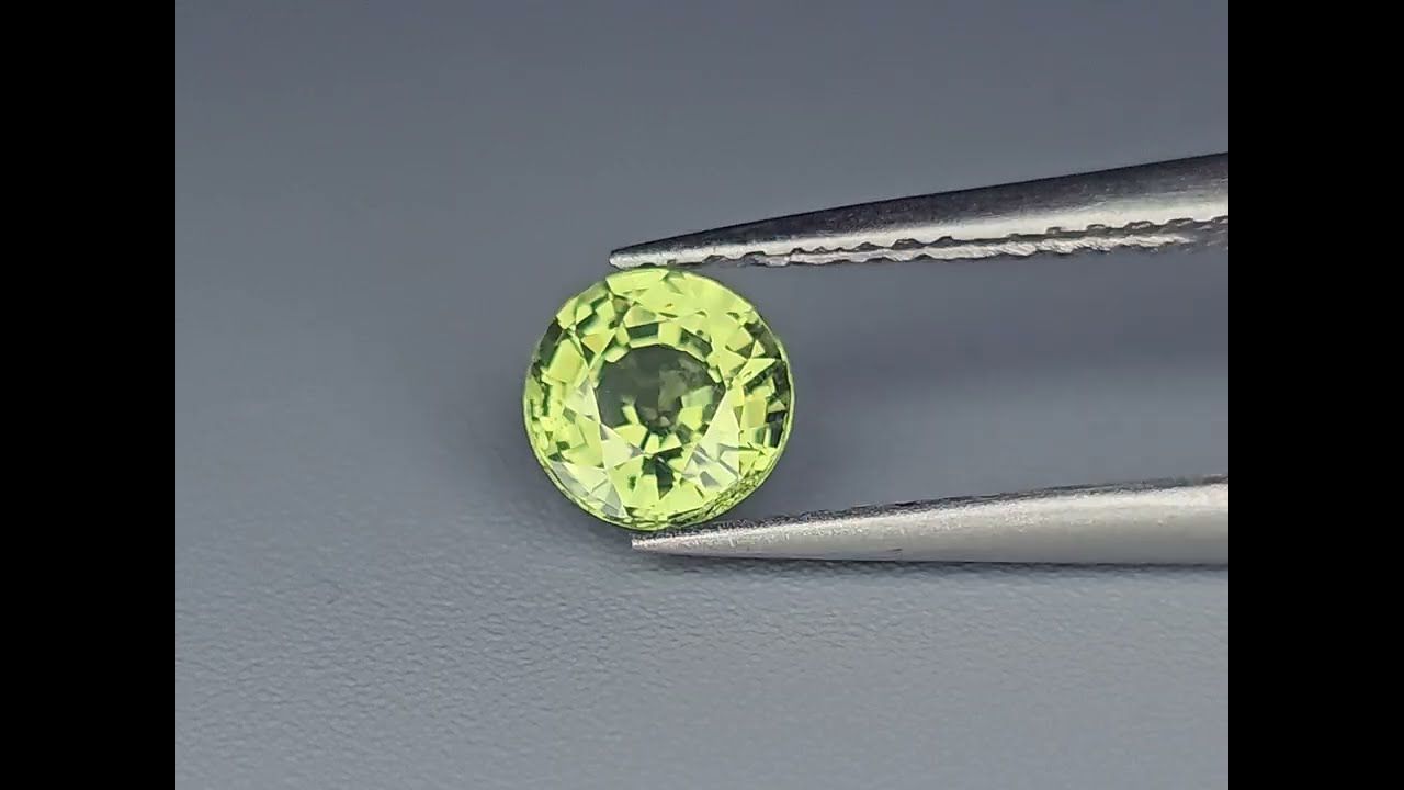Saphir Vert 0.81 Ct - Non chauffé