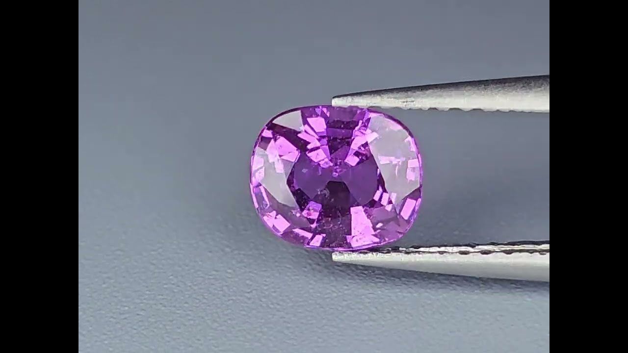 Saphir Violet 1.11 Ct - Non chauffé