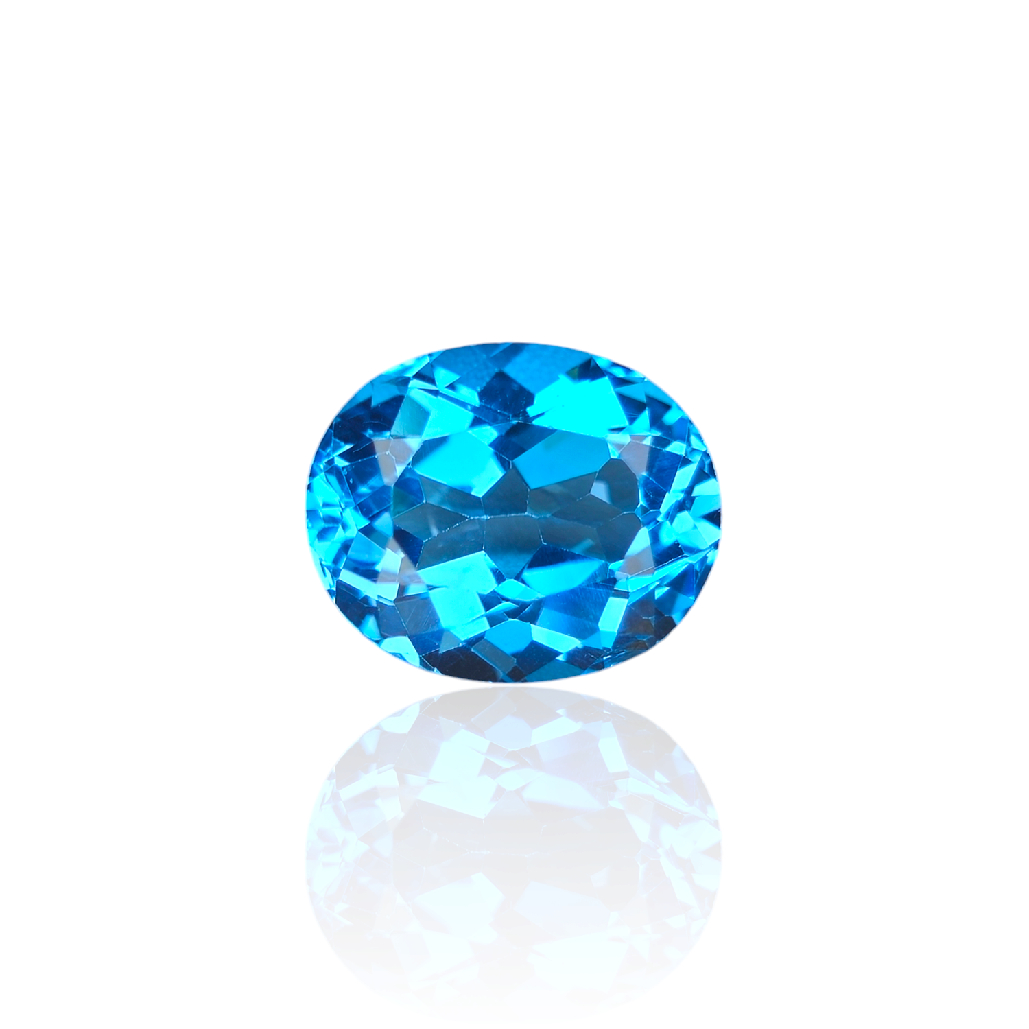 Topaze swiss blue 4.83 Ct - Traité