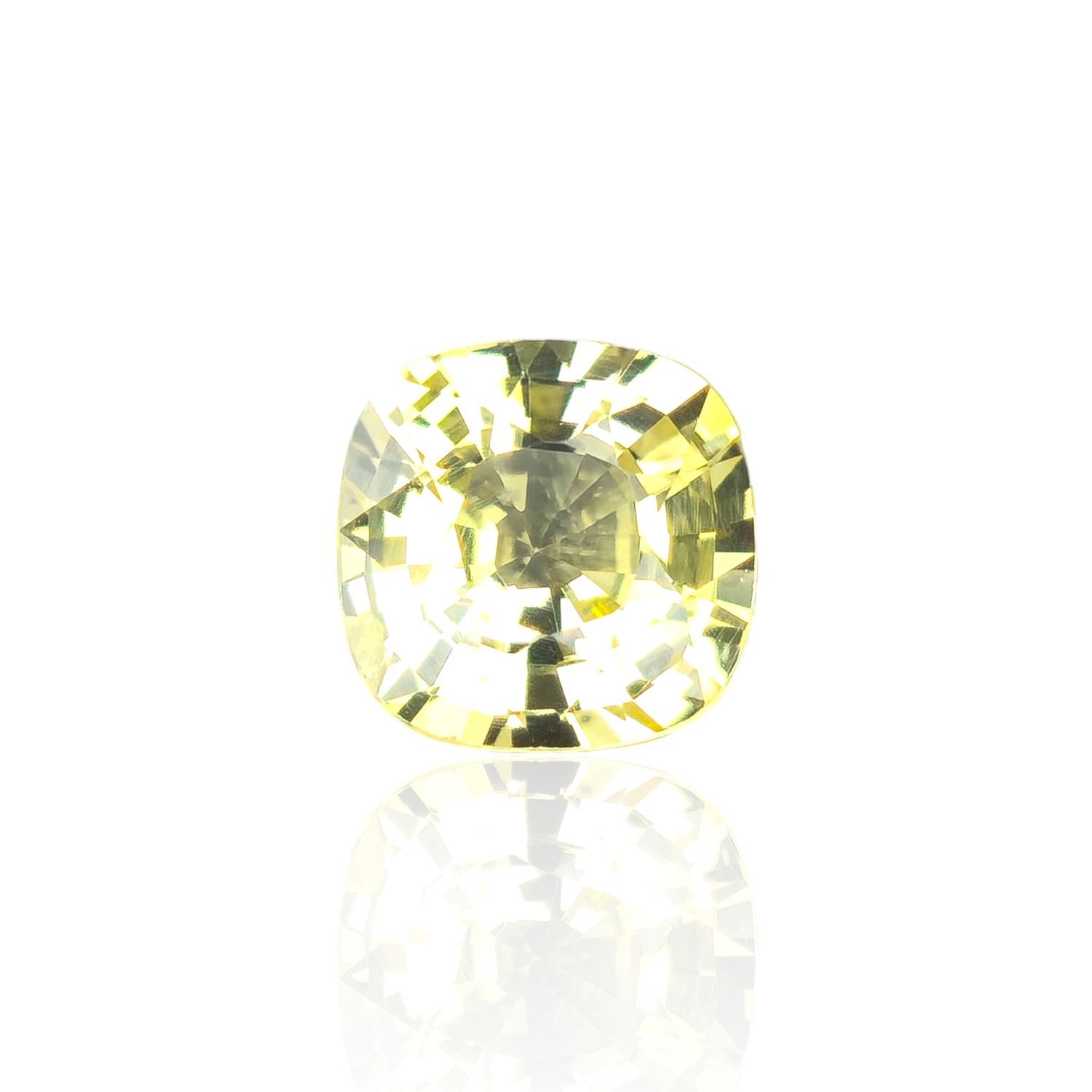 Saphir Jaune 0.75 Ct - Traité