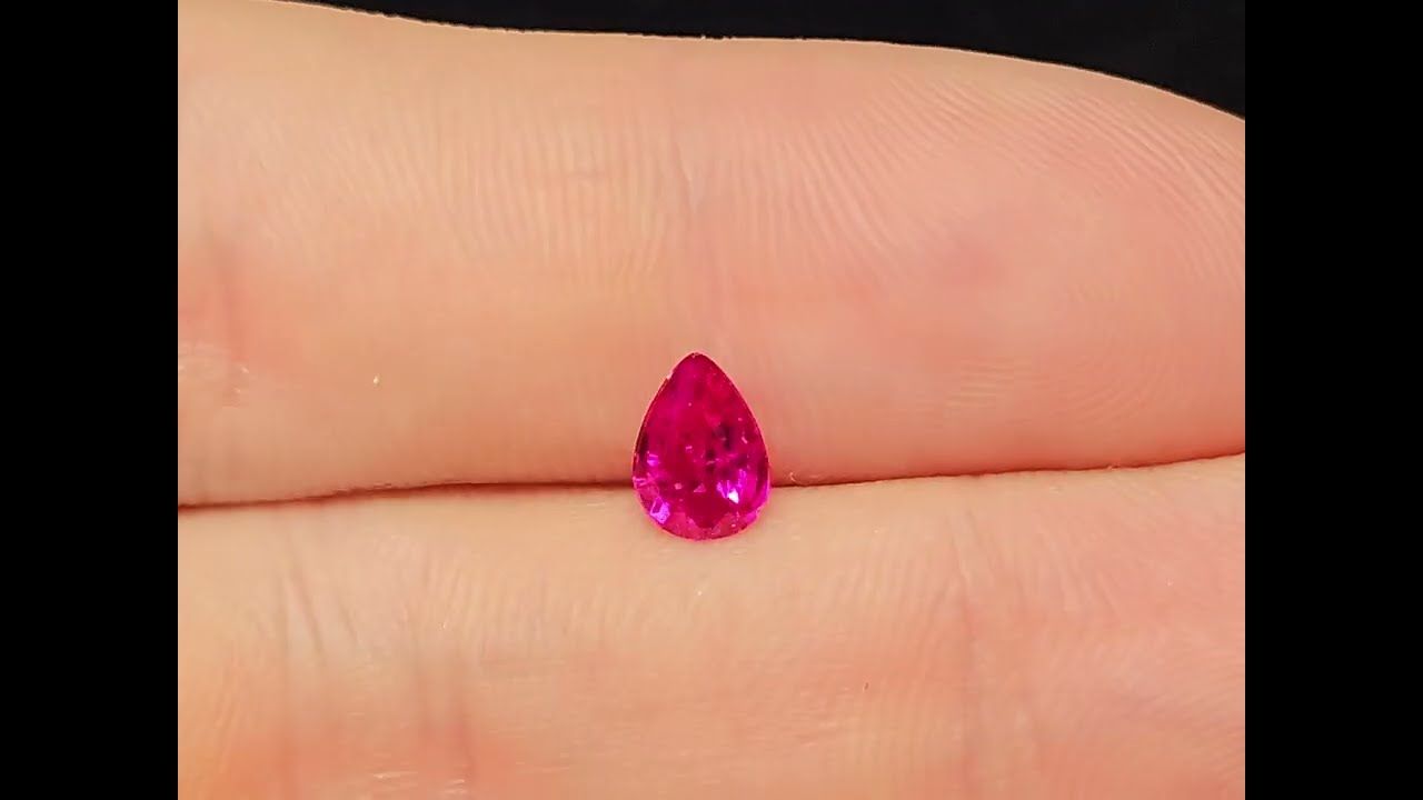 Rubis Rouge Rosâtre 1.02 Ct