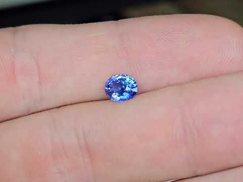 Saphir Bleu Cornflower 1.14 Ct - Chauffé