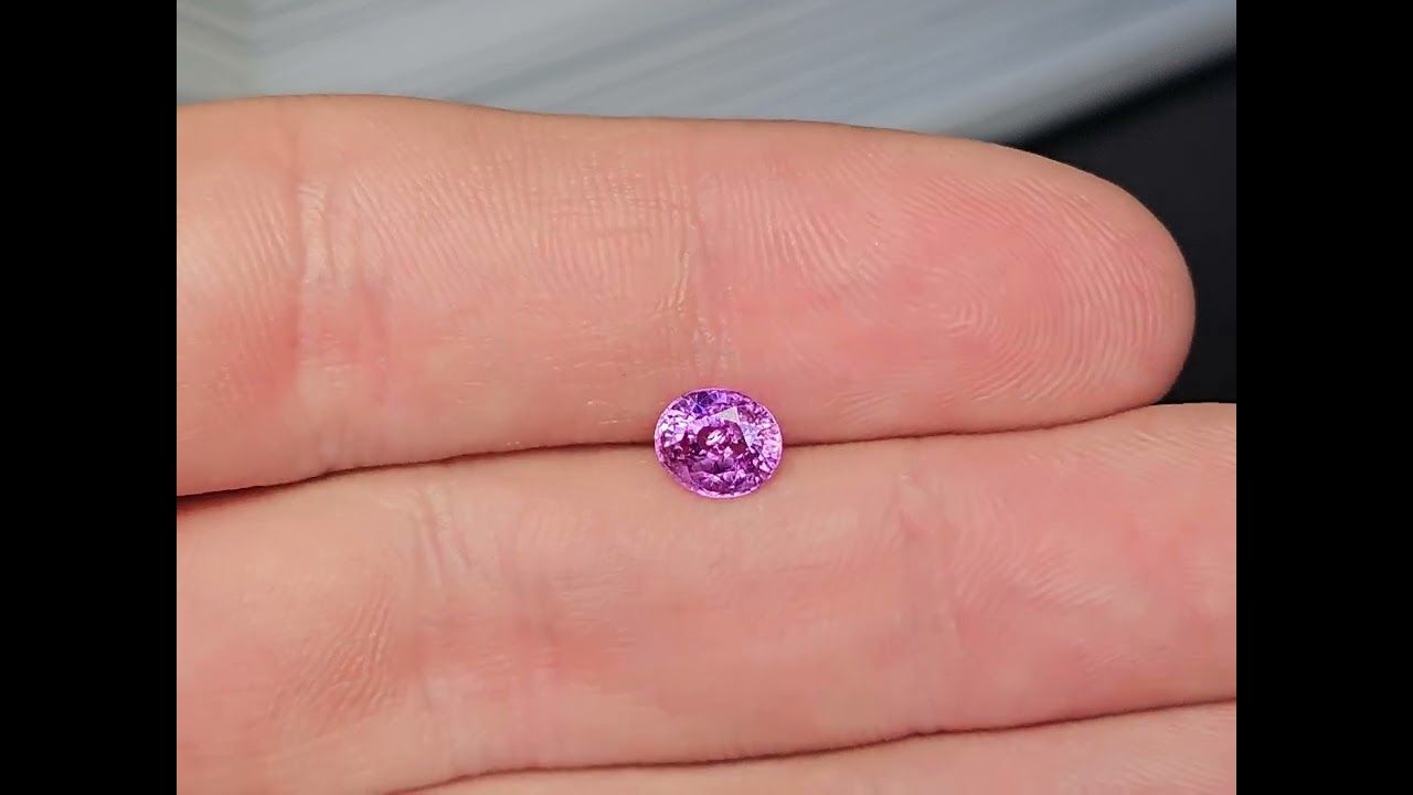 Saphir Violet 1.58 Ct - Chauffé