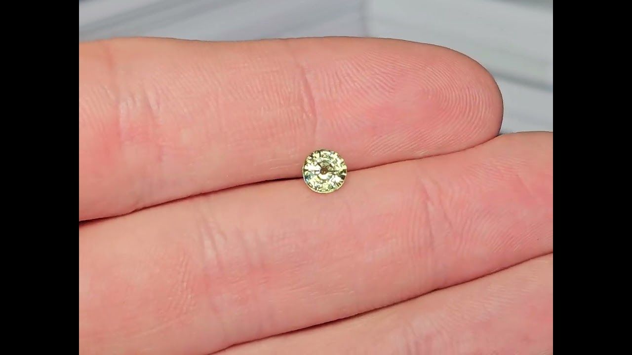 Saphir Vert 0.81 Ct - Non chauffé