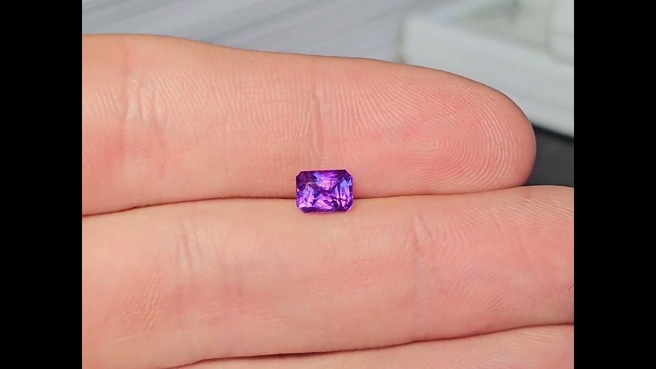 Saphir Violet 1.52 Ct - Non chauffé
