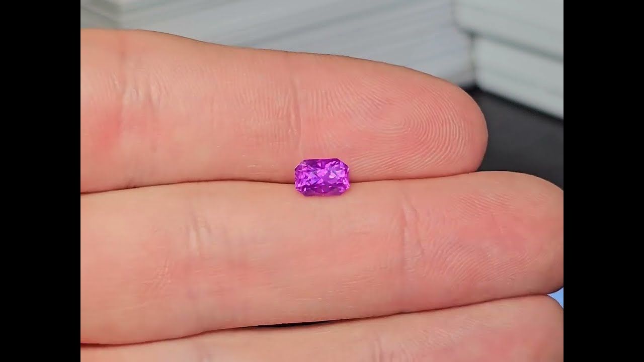 Saphir Violet 1.52 Ct - Non chauffé