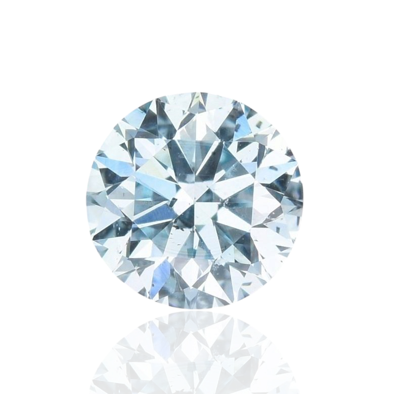 Diamant Naturel Fancy Blue 0.28 Ct Si1 - Traité