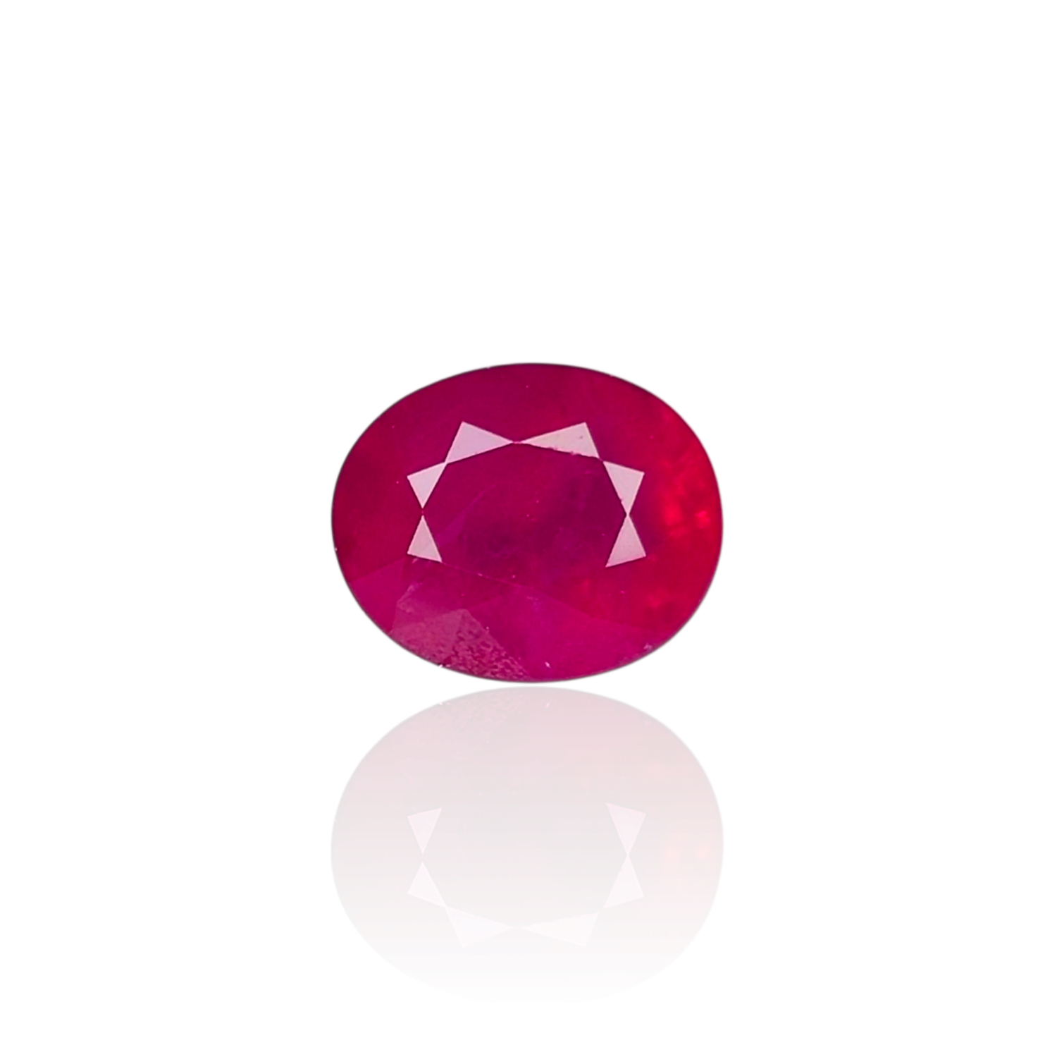 Rubis Rouge Rosâtre 1.01 Ct - Chauffé