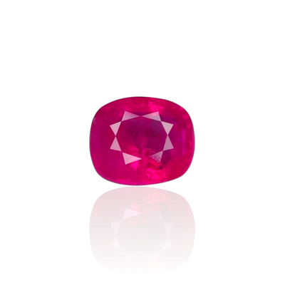 Rubis Rouge Rosâtre 1.02 Ct - Chauffé