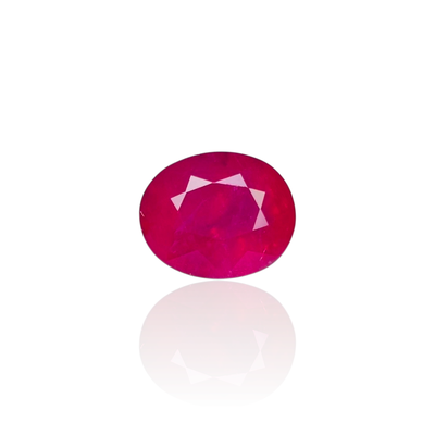 Rubis Rouge Rosâtre 1.02 Ct - Chauffé