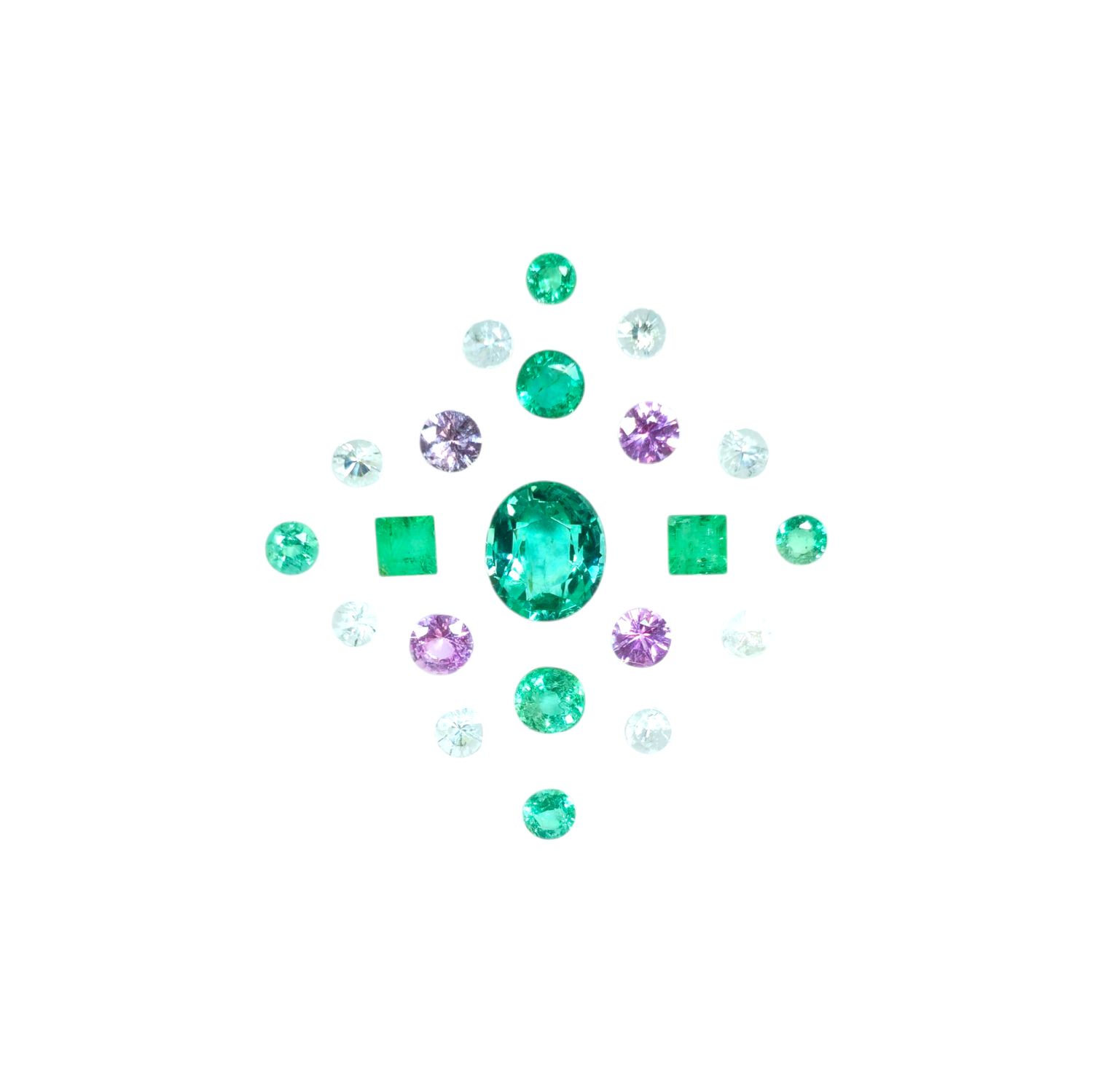 Lot Émeraude 0.61 Ct - Émeraudes - Saphirs