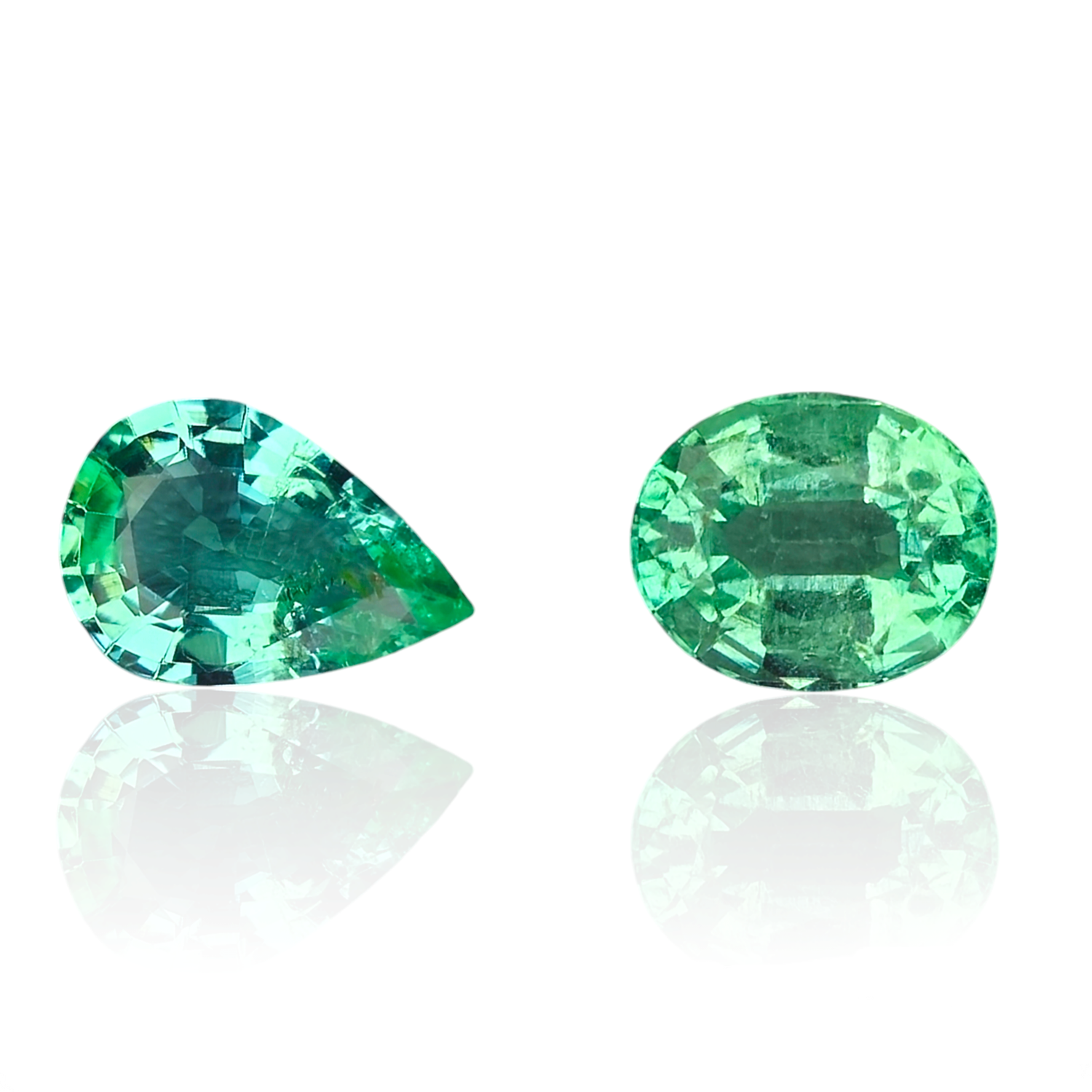Lot Emeraude 0.55 & 0.56 Ct