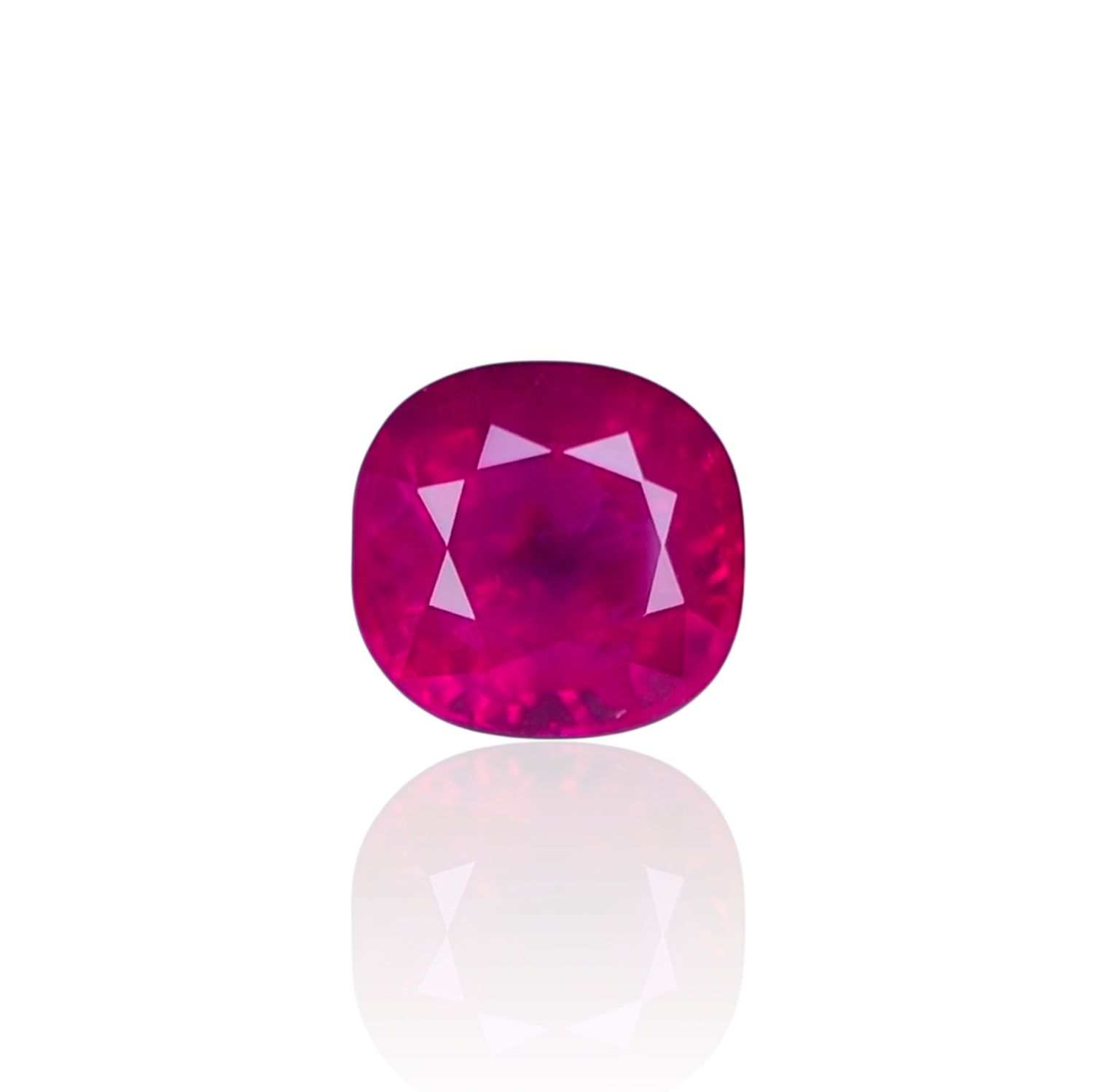 Rubis Rouge Rosâtre 1.49 Ct - Chauffé