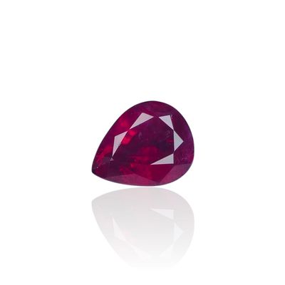 Rubis Rouge Rosâtre 1.05 Ct - Chauffé