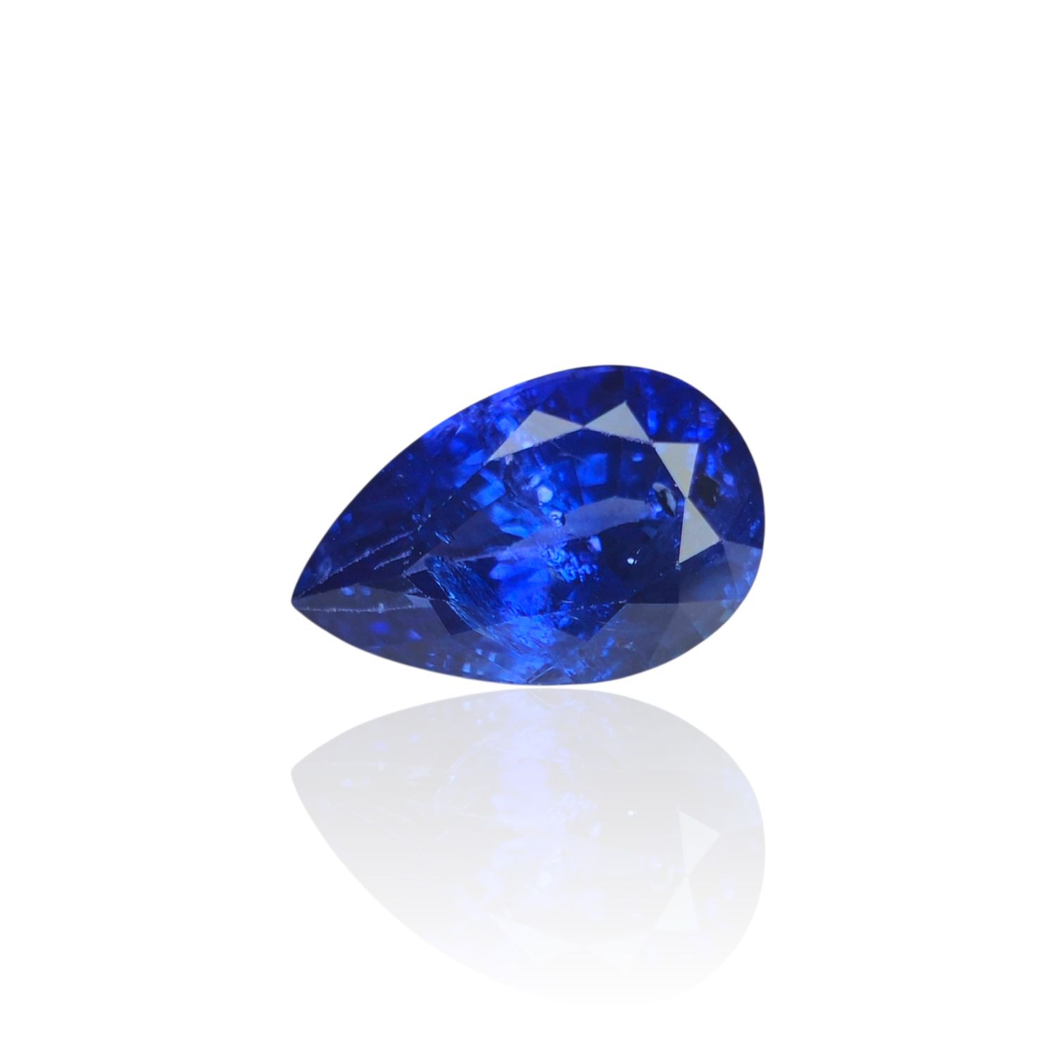Saphir Bleu Cornflower 3.31 Ct - Chauffé