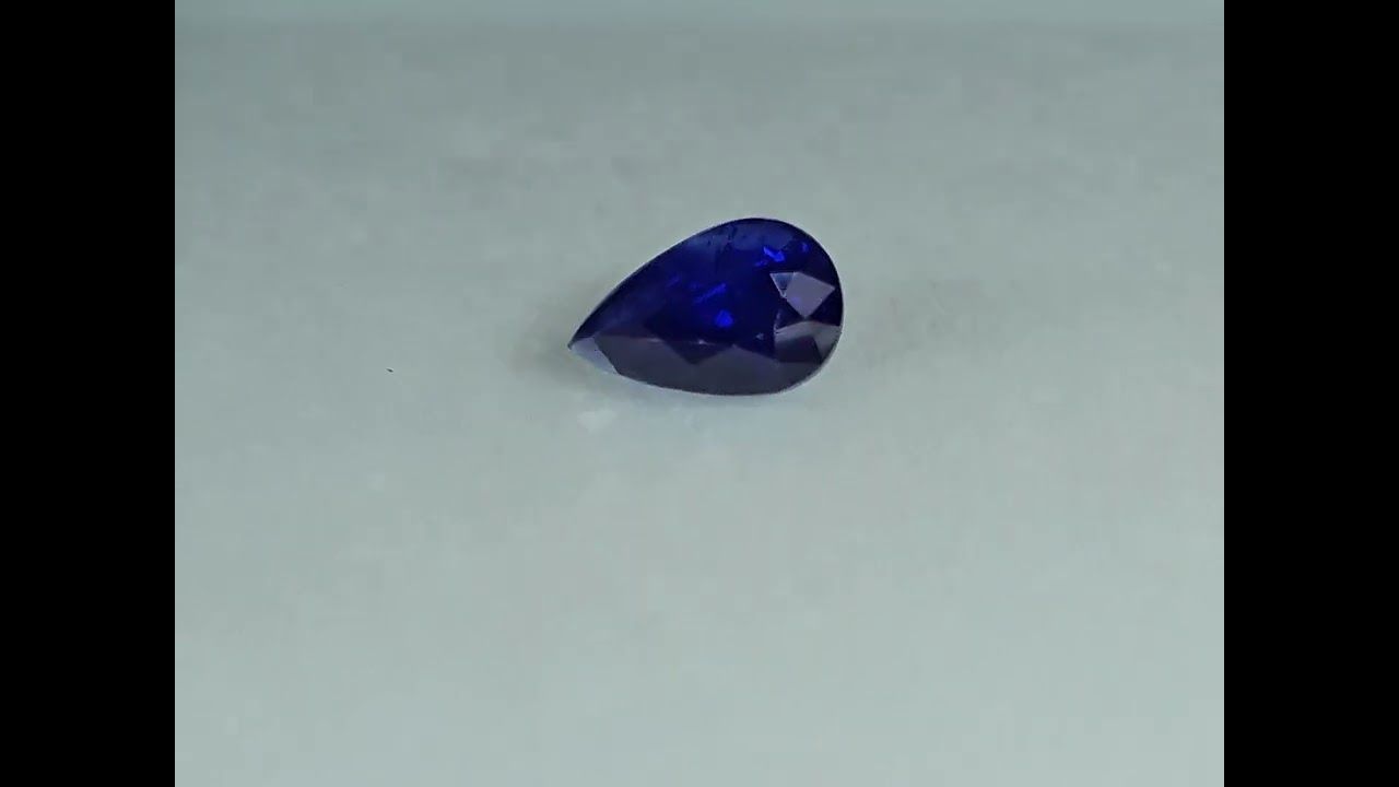 Saphir Bleu Royal 1.58 Ct - Chauffé