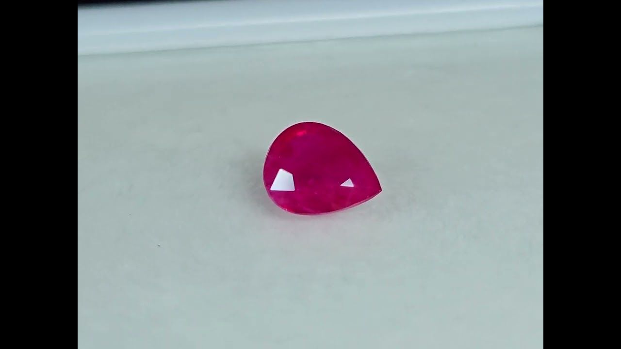Rubis Rouge Sang de Pigeon 1.41 Ct - Chauffé