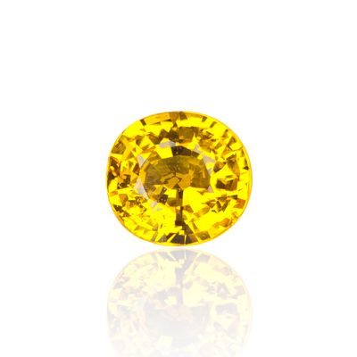 Saphir Jaune 1.55 Ct - Traité Saphir Jaune 1.55 Ct - Traité