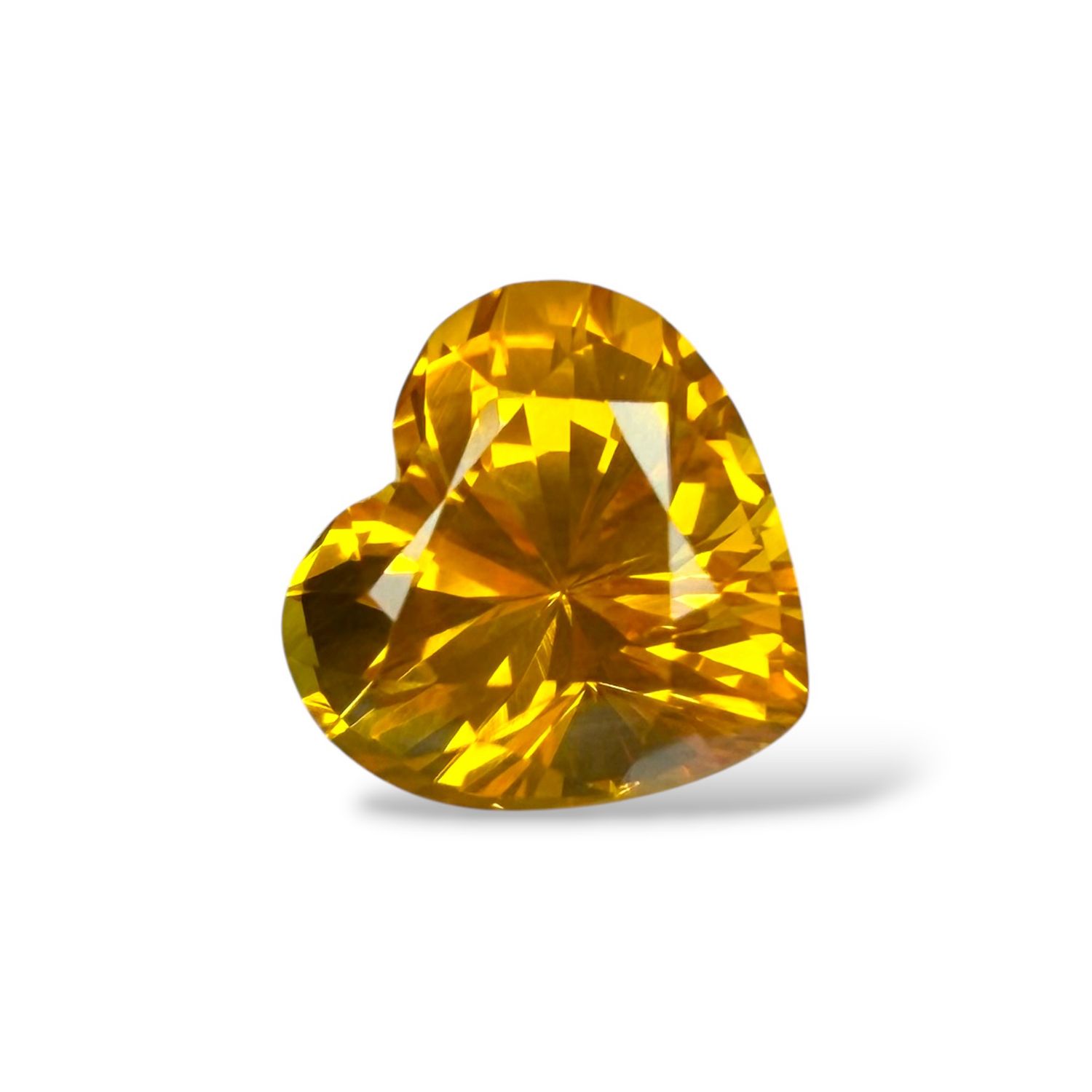 Saphir Jaune 1.53 Cts - Chauffe traditionnelle