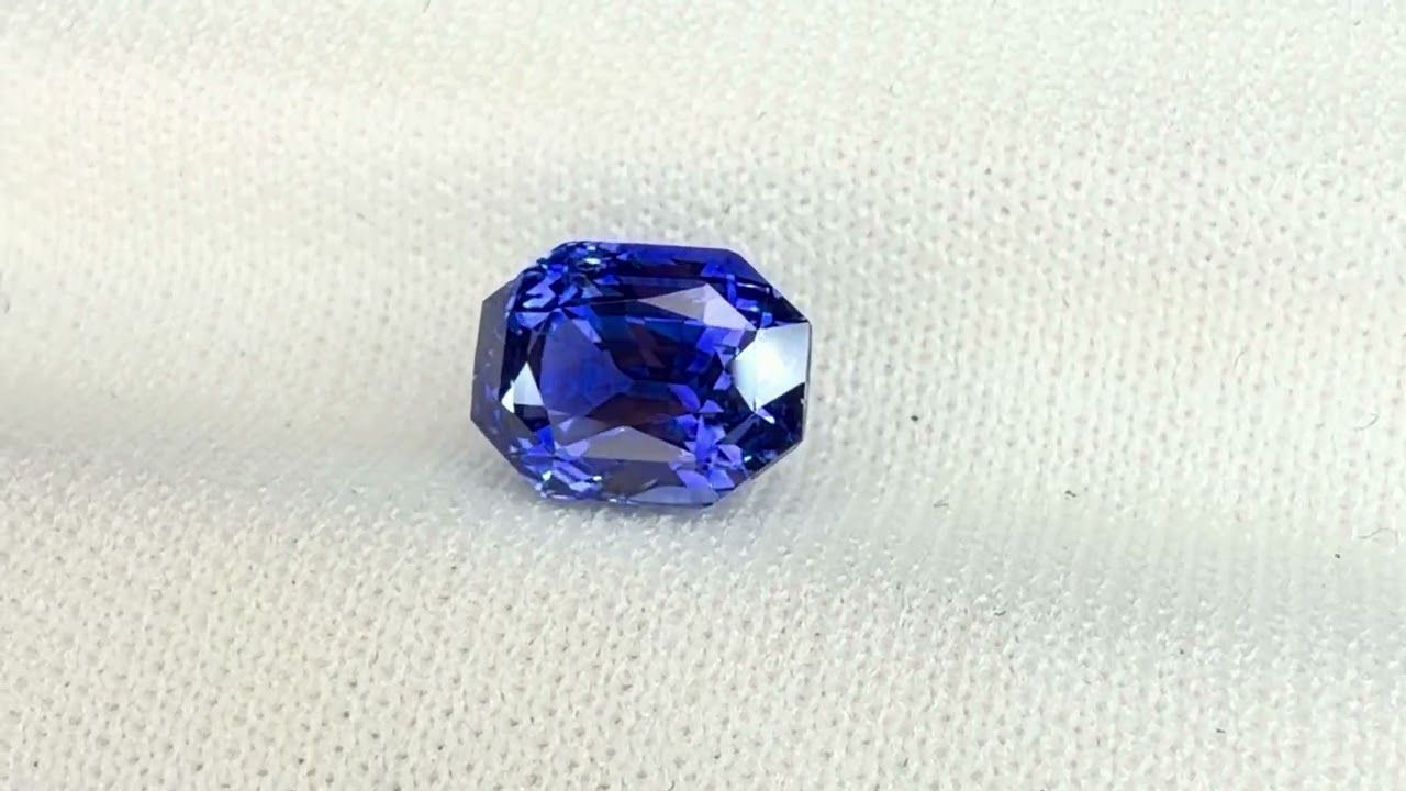 Saphir Bleu Intense 2.06 Ct - Chauffé