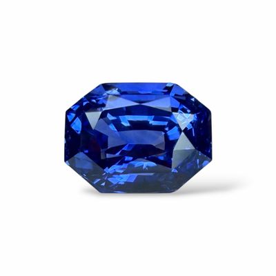Saphir Bleu Intense 2.06 Cts - Chauffe traditionnelle