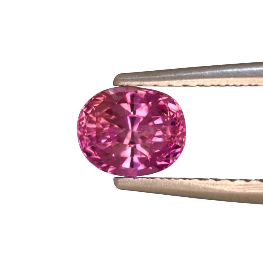 Saphir Rose Intense 1.22 Ct - Chauffé