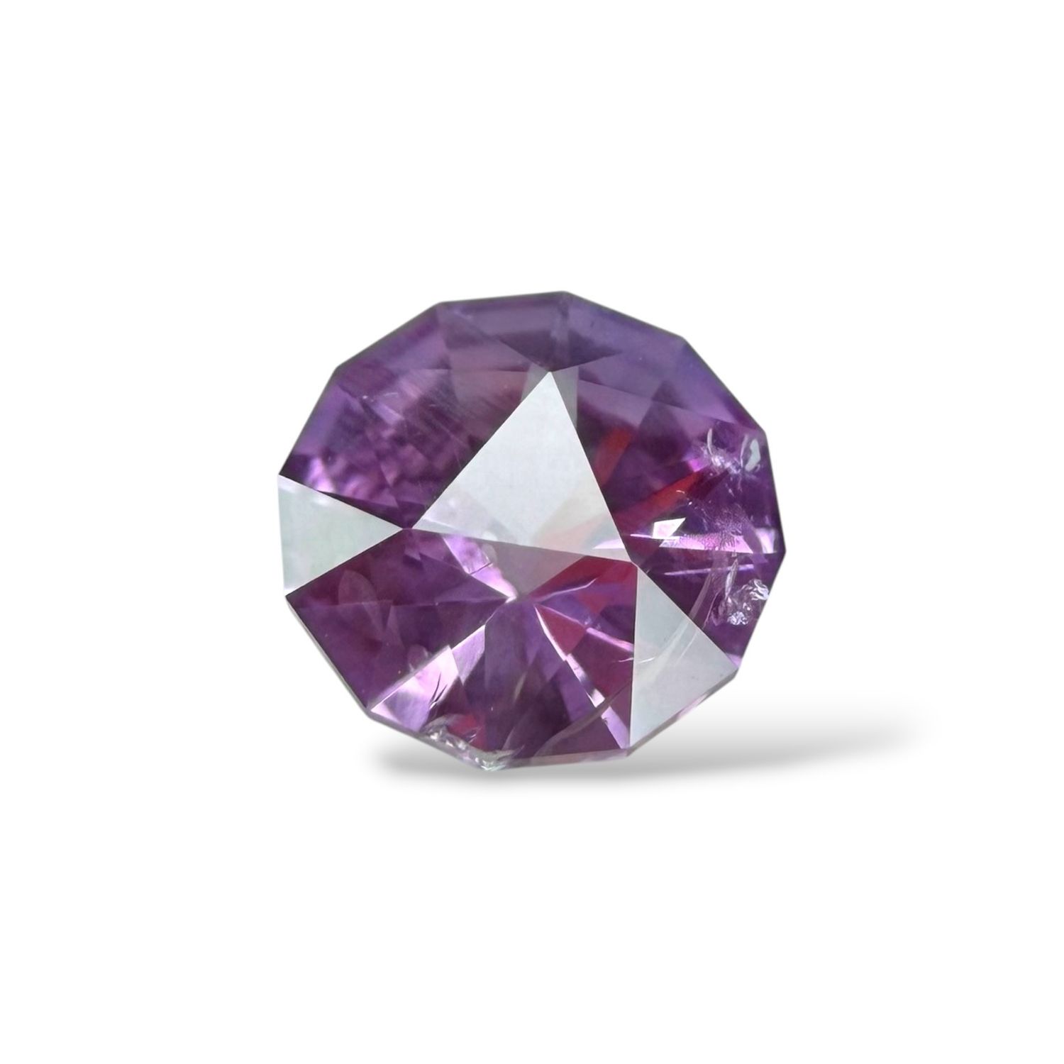 Saphir Rose Violet 0.89 Ct - Chauffe traditionnelle Saphir Rose Violet 0.89 Ct - Chauffe traditionnelle