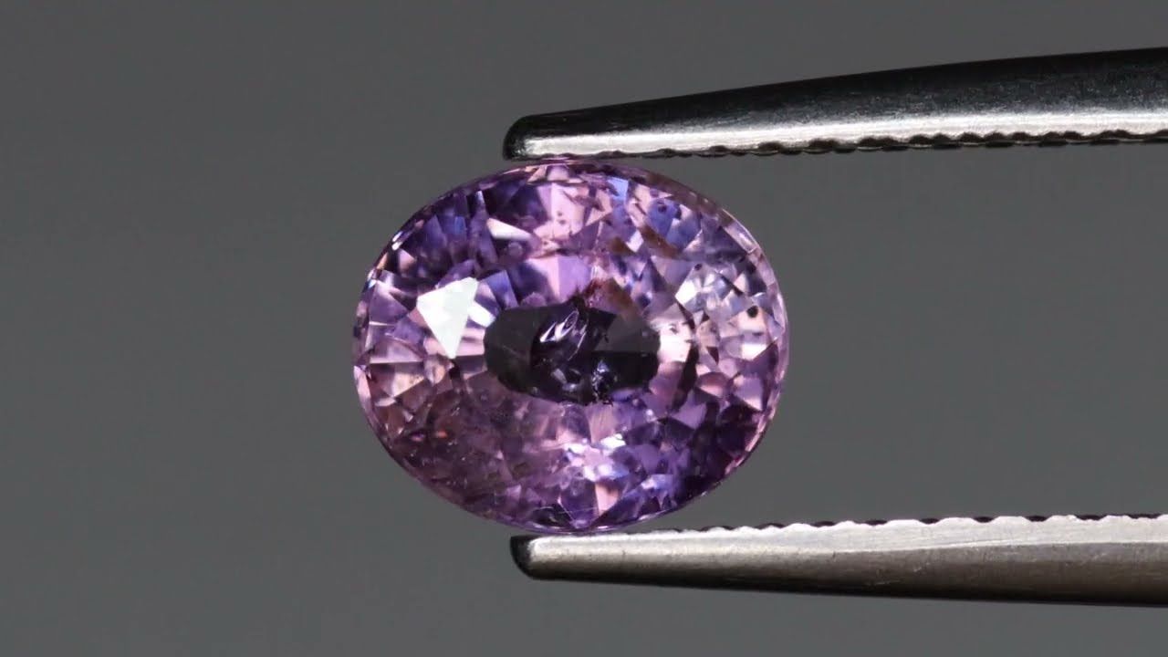 Saphir Violet 1.58 Ct - Chauffé