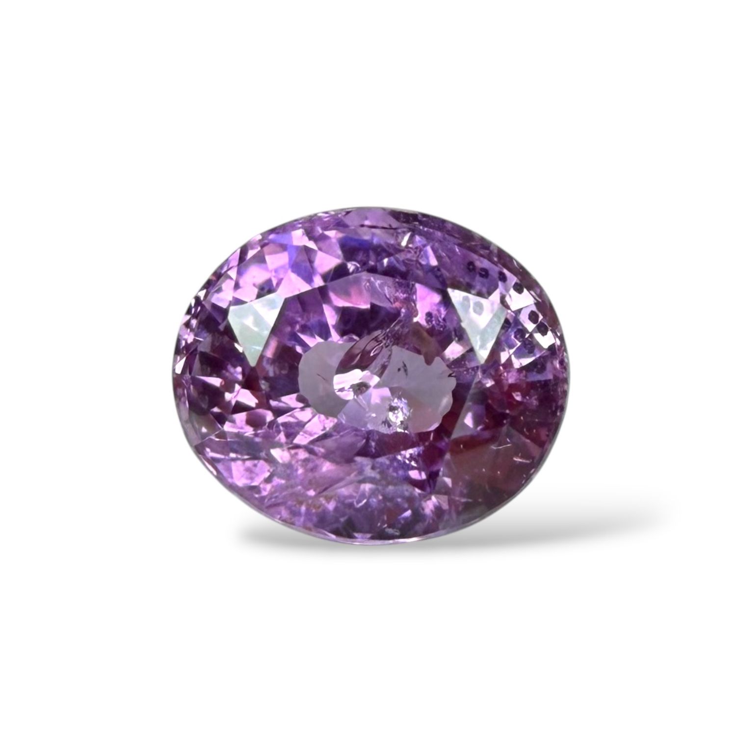 Saphir Violet 1.58 Cts - Chauffe traditionnelle Saphir Violet 1.58 Cts - Chauffe traditionnelle