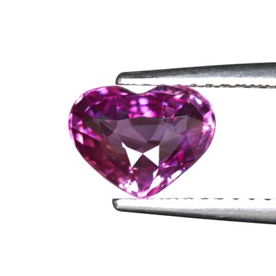 Saphir Rose Violacé 1.66 Ct - Chauffé
